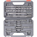 Einhell SDS Plus chisel drill set, 12 pieces (case)