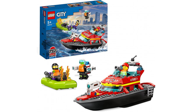 LEGO 60373 City Fire Boat Construction Toy