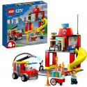 LEGO 60375 City Fire Station and Fire Engine Construction Toy