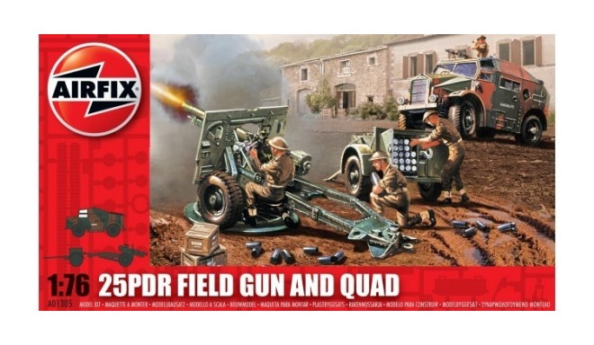 25pdr Field Gun & Quad