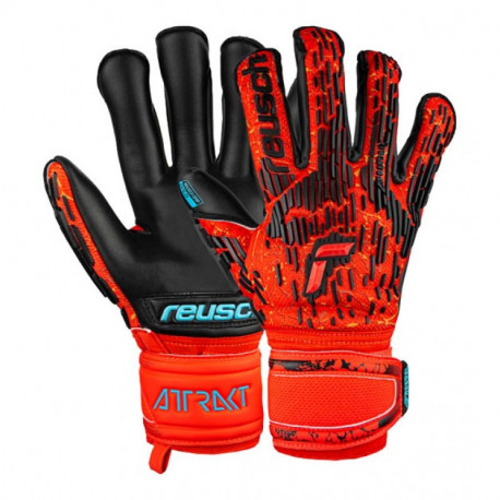 Reusch Attrakt Freegel Gold Evolution Cut Jr 5370135-3333 Goalkeeper Gloves (8.5)