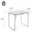 Meteor Repast 16534 folding table (uniw)