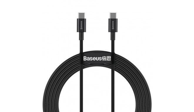 Baseus CATYS-C01 USB-C - USB-C PD QC FCP kabel 100W 5A 480Mb/s 2m - černý