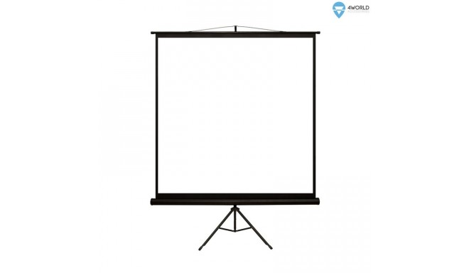 4World Projection screen with stand 178x178 (1:1) Matt White