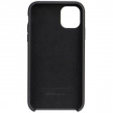 Audi silikonové pouzdro iPhone 11 / Xr 6,1" černo/černé pevné pouzdro AU-LSRIP11-Q3/D1-BK