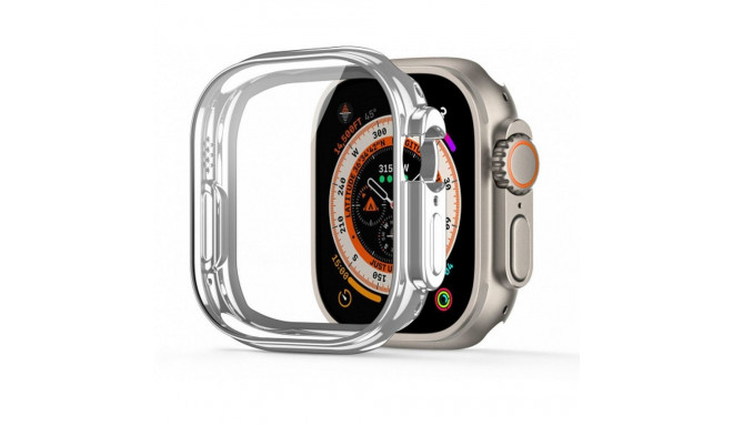 DUX DUCIS case SAMO protective with glass for Apple Watch Ultra / Ultra 2 49 mm silver