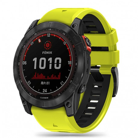 TECH-PROTECT ICONBAND PRO GARMIN FENIX 5X / 5X PLUS / 6X / 6X PRO / 7X / 8 / 8 PRO (51 MM) LIME/BLAC