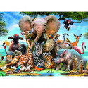 Ravensburger  pusle 300 tk Aafrika sõbrad