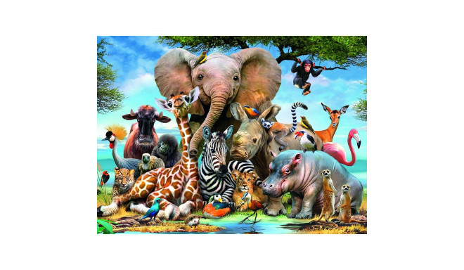 Ravensburger  pusle 300 tk Aafrika sõbrad