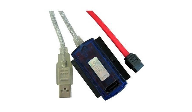 4World Adapter USB 2.0 to IDE/SATA Combo 2.5'' and 3.5'' with AC