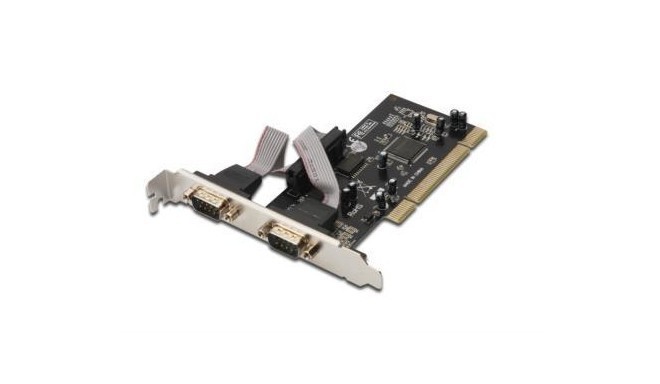 DIGITUS Add-On Card RS232 PCI, 2xDB9, Chip: MCS9865
