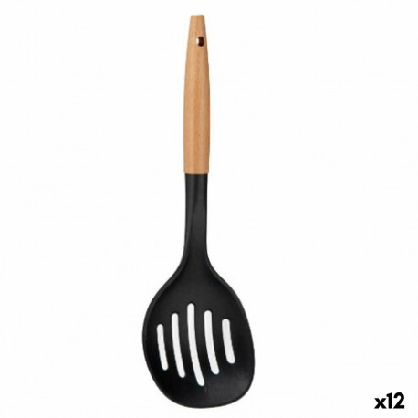 Skimmer Kinvara 79622 79622 Black Natural Wood Plastic 11 x 35 x 4 cm 10,5 x 35 cm (12 Units)