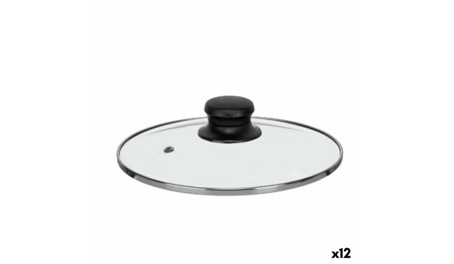 Pan lid Kinvara CN-SW1304-20CM CN-SW1304-20CM Transparent Silver Metal Glass Stainless steel Crystal