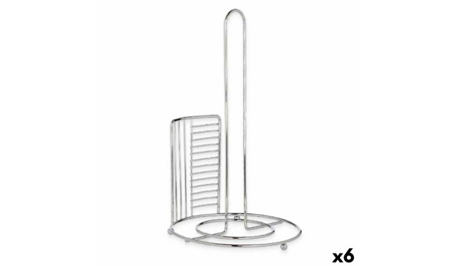 Kitchen Paper holder Silver Metal 18,5 x 31,5 x 18,5 cm (6 Units)