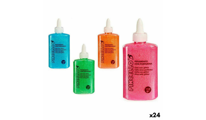 Gel glue Glitter (24 Units)