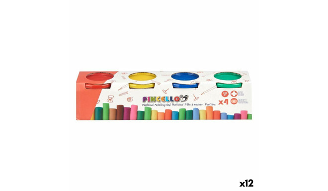 Modelling Clay Game Pincello 502 502 Yellow Blue Red Green (12 Units)