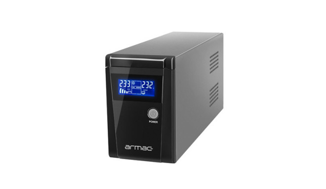 UPS ARMAC OFFICE O/850F/LCD LINE-INTERACTIVE 850VA 2X SCHUKO OUTLETS USB-B LCD METAL CASE