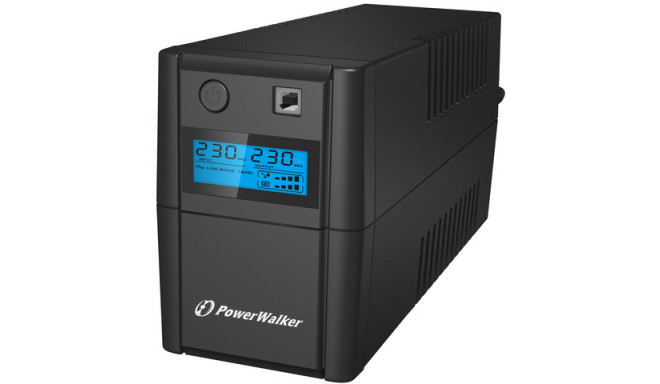 UPS POWERWALKER VI 850 SHL LINE-INTERACTIVE 850VA 2X SCHUKO OUTLETS USB-B LCD