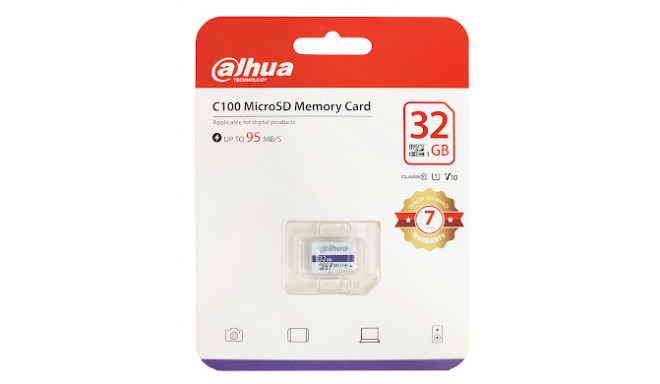 Memory card TF-C100/32GB microSD UHS-I, 32 GB Dahua