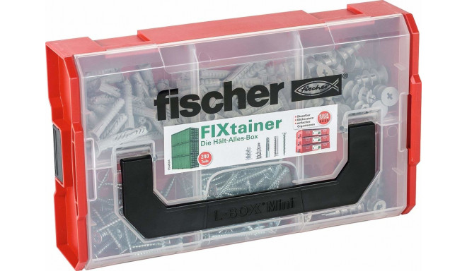Fischer FIXtainer - Holds All-Box - Dowel - 240-piece