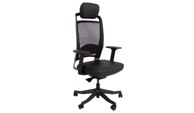 Task chair FULKRUM black leather