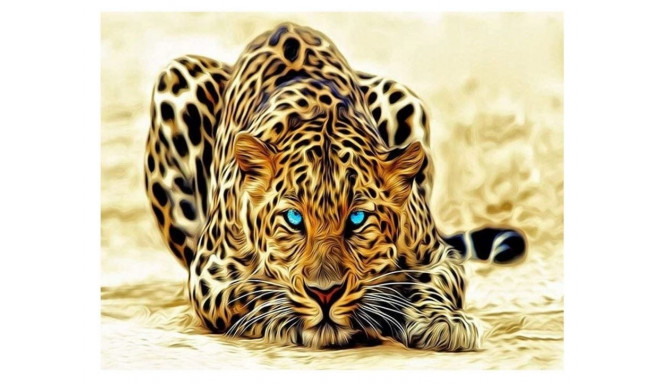 Diamond mosaic - Leopard