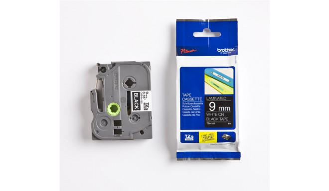 Lint Brother TZE325 9mm valge/must 8m