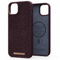 Njord by Elements kaitseümbris Salmon Leather MagSafe iPhone 14 Plus, pruun