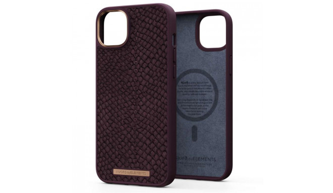 njord  Salmon Leather MagSafe Case for iPhone 14 Plus (rust)