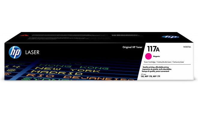 Tooner HP W2073A 117A Magenta 700lk for Color Laser 150a/nw, MFP 178nw/nwg, MFP 179fnw/fwg