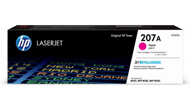 Tooner HP W2213A 207A Magenta 1250lk Color LaserJet Pro MFP M282nw, MFP M283fdn/fdw, CLJ M255dw/nw