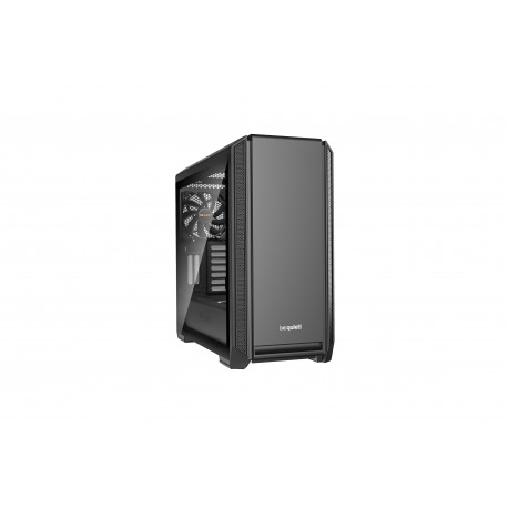 be quiet! korpus Silent Base 601 klaasiga, must