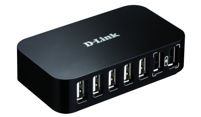 D-Link 7-Port USB 2.0 Hub Active with power adapter