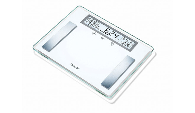Beurer BG 51 XXL - white / brushed stainless steel - body analysis scale