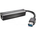Kensington adapter USB 3.0 - Ethernet K33981WW, black