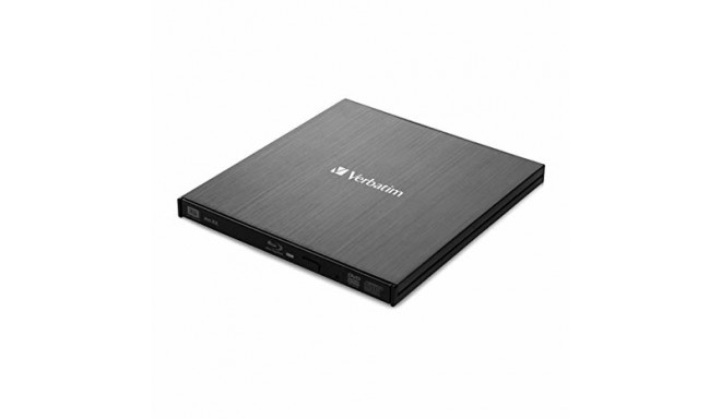 Verbatim External slimline, Blu-ray burner (black, USB 3.1 Gen 1 (type-C))