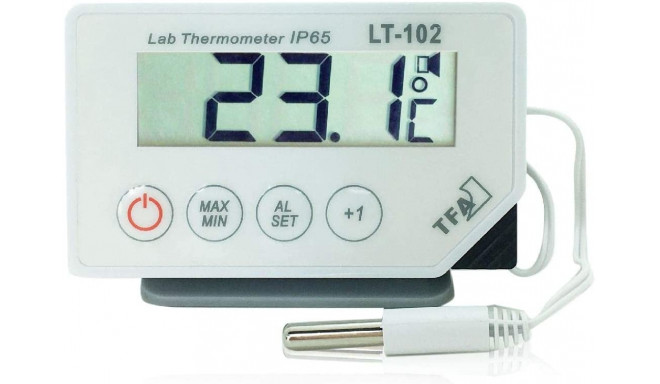TFA professional Digital thermometer LT-102, with cable probe (white)