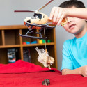 Schleich Wild Life Helicopter animal rescue, play figure
