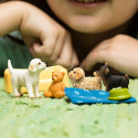 Schleich toy figure set Farm World Puppy Pen (42480)