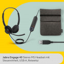 Jabra Engage 40 Link, headset (black, stereo, MS, USB-A)