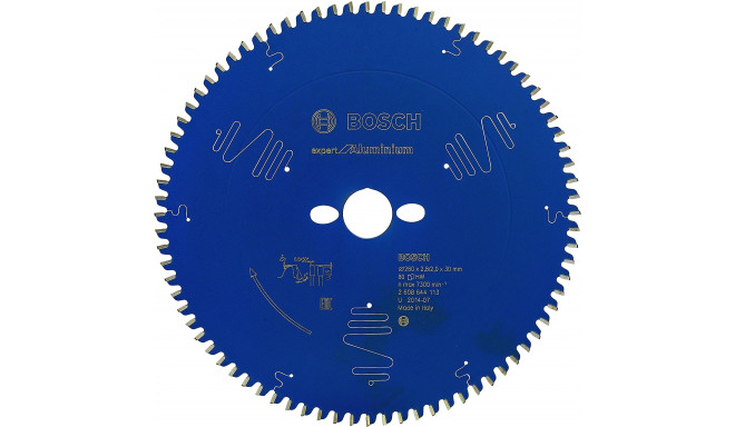 Bosch circular saw blade Expert for Aluminum, O 260mm, 80T