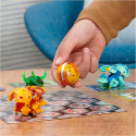 Spin Master Bakugan Evolutions Power Up 3-Pack Skill Game (with 1 Platinum Bakugan (Pyrus Wrath) and