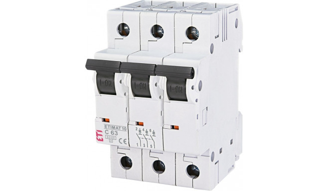 CIRCUIT BREAKER ETIMAT6 C63A 3P