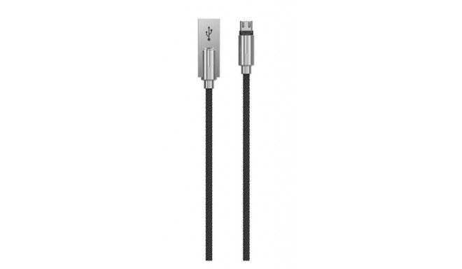 Devia Storm Series Zinc Alloy Android cable (5V 2.1A,1M) black