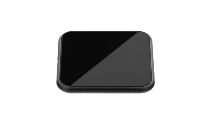 Tellur Qi Slim Wireless Fast Charging Pad WCP04, 10W, QI Certified, Tempered Glass Black