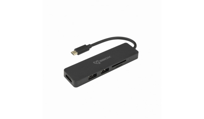 Sbox TCA-51 USB Type-C->HDMI/USB-3.0/SD+TF