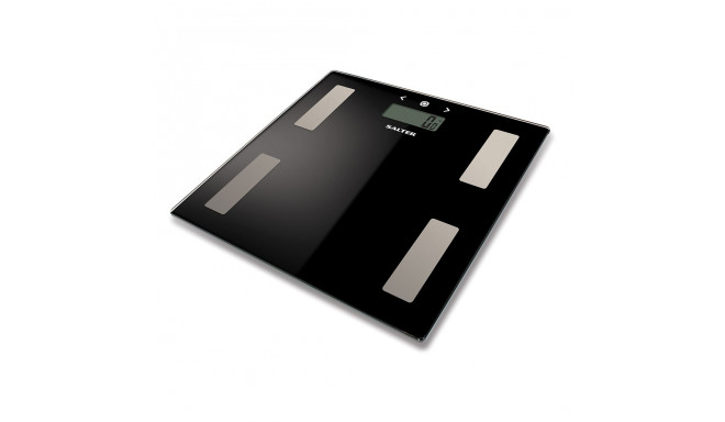 Salter 9150 BK3R Black Glass Analyser Bathroom Scales