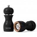 Salter 7613 BKXRA Gloss Salt and Pepper Mills Black