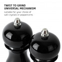 Salter 7613 BKXRA Gloss Salt and Pepper Mills Black