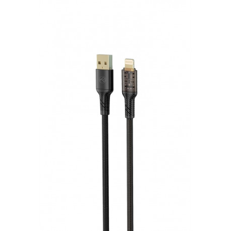 Tellur Data Cable USB to Lightning 2.4A 100cm Black